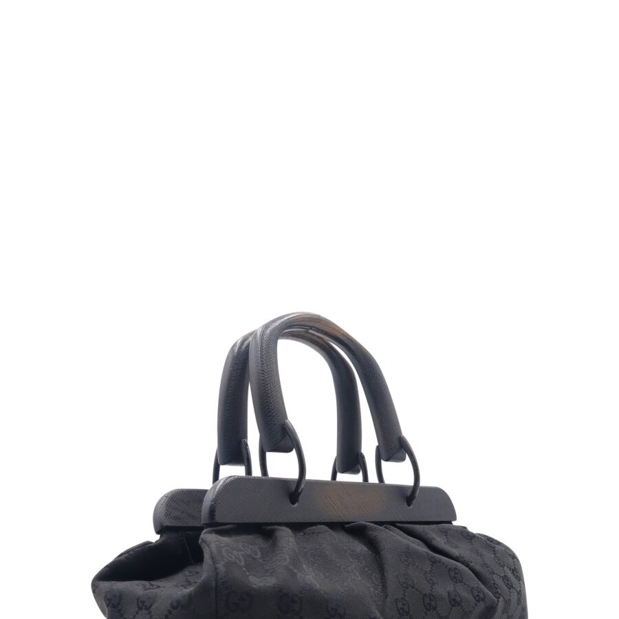 Top Handle Frame Bag Black | Studio Nafay